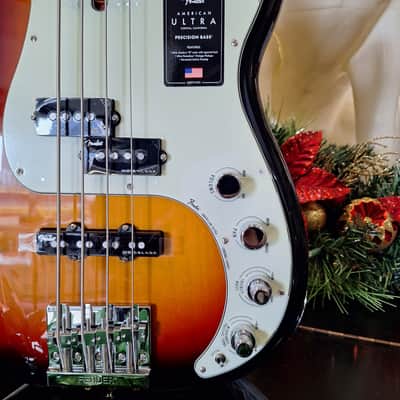 Fender American Ultra Precision Bass with Rosewood Fretboard 2019 - Present - Ultraburst image 6