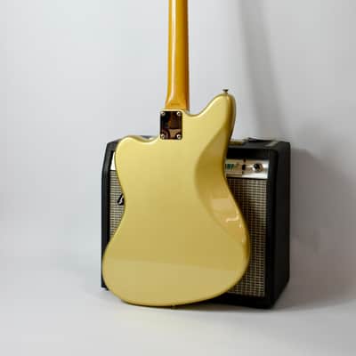 1994 Fender Japan Jazzmaster (JM66-RC) – Shoreline Gold, MIJ, Limited, Offset, FujiGen image 5