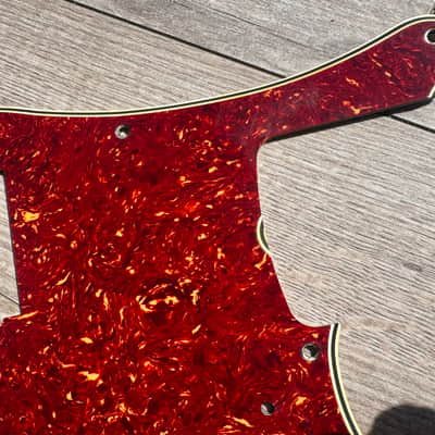 58 10 hole fender precision tortoise pickguard USA 57 50's RI image 8