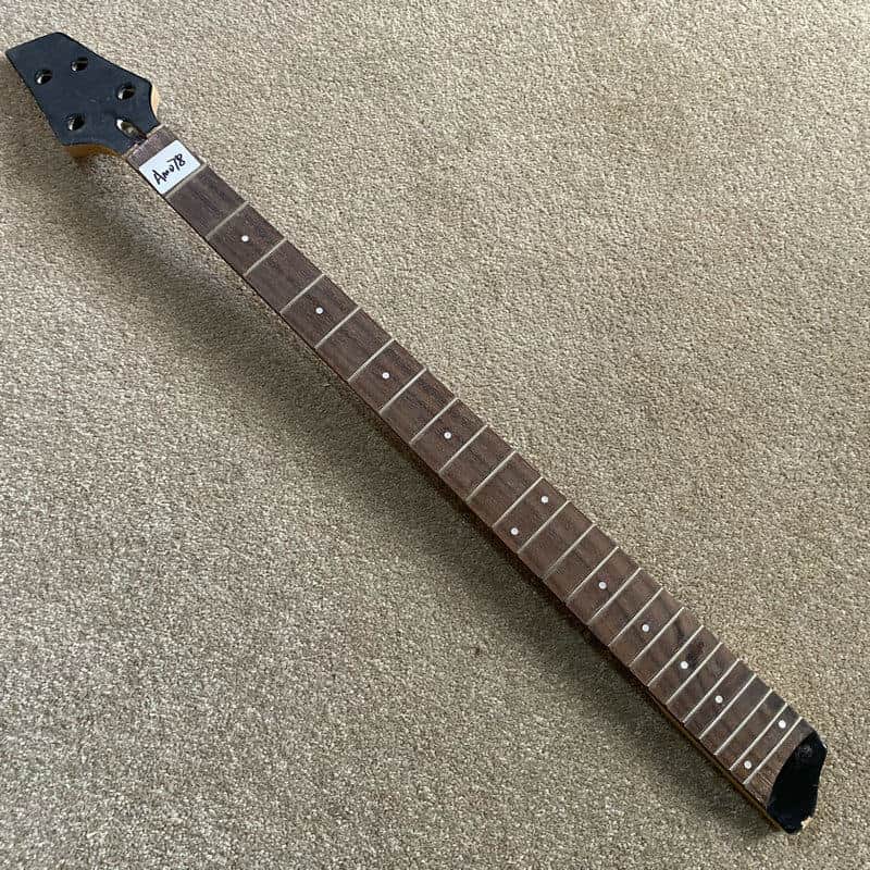 Black Maple 4 String Electric Bass Neck, Rosewood 24 Frets Fingerboard Bild 1