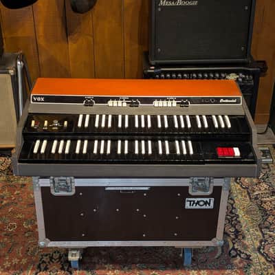 Vox Super Continental 1960s for parts - Black & Red image 1