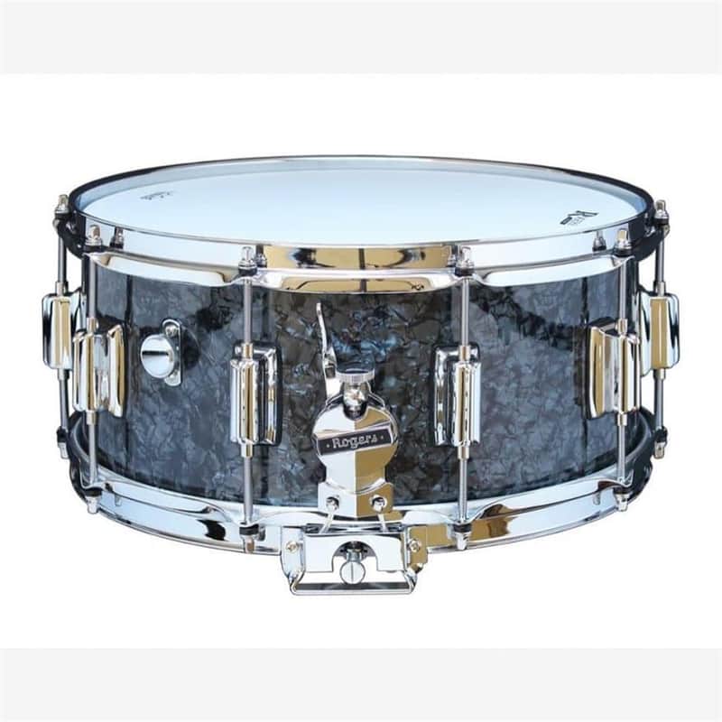 Rogers Dyna-Sonic Snare Drum 14x6.5 Black Pearl