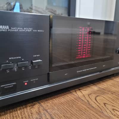 Yamaha MX 600U MX-600U Stereo Power Amplifier Tested Excellent Vintage Rare image 4