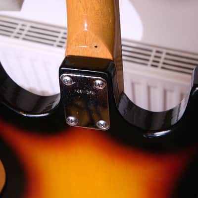 Kiso Suzuki Made in Japan MIJ Vintage Lawsuit Era Mosrite Copy Guitar 1980s - 3T Sunburst image 15