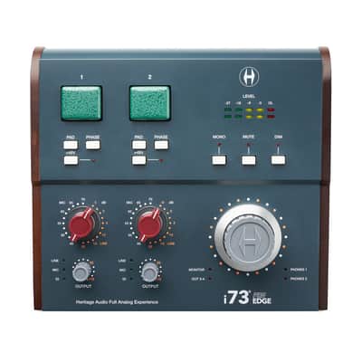 Heritage Audio i73 Pro Edge - USB-C Audio Interface with 73 Style Class A Preamps, ADAT and MIDI image 1