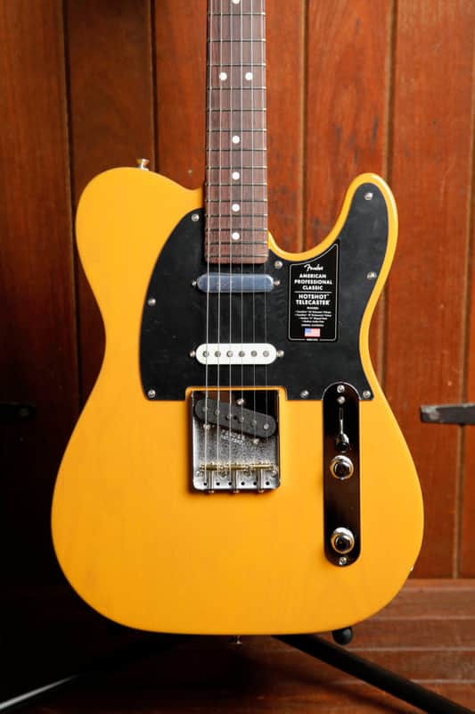 Fender American Professional Classic Hotshot Telecaster Butterscotch Blonde Electric Guitar image 1