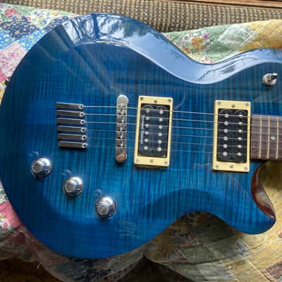 All Original Yamaha AES 620 2000's Blue Burst Seymour Duncan image 4