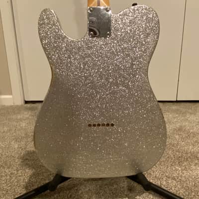 Fender Brad Paisley Road Worn Telecaster 2017 - 2019 - Silver Sparkle imagen 6