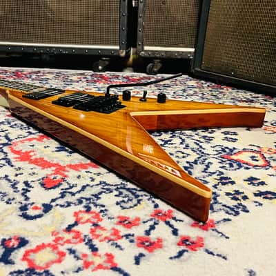2004 B.C. Rich Exotic Pro JR V - Spalted Maple w/ SKB Flight Case image 4