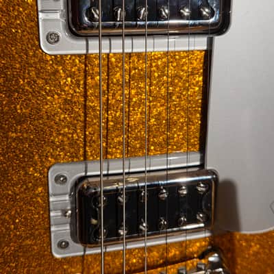 Gretsch 2025 G5230T Electromatic Jet FT Bigsby 2025 Gold Sparkle w/ Matching Gretsch HSC image 7