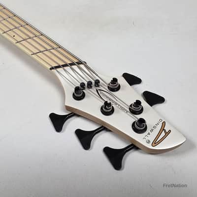 Dingwall NG3 5-String Ducati White Fanned Fret Multi-Scale - 9.06lbs #21063 image 17