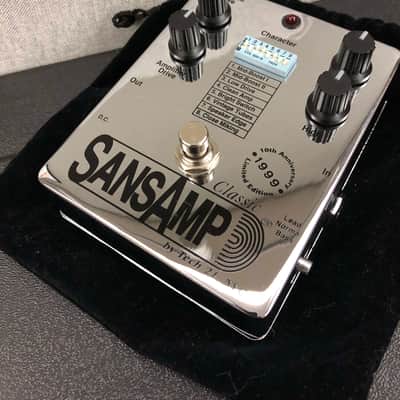 Tech 21 Tech21 SansAmp Classic 10th Anniversary Limited Edition(Signed) 1999 - Chrome image 4