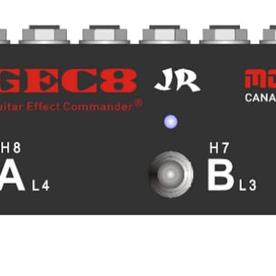 MOEN GEC8 Jr-Vers-3 Pedal Switcher Commander Guitar Effect Routing System Looper AMP Switching image 1