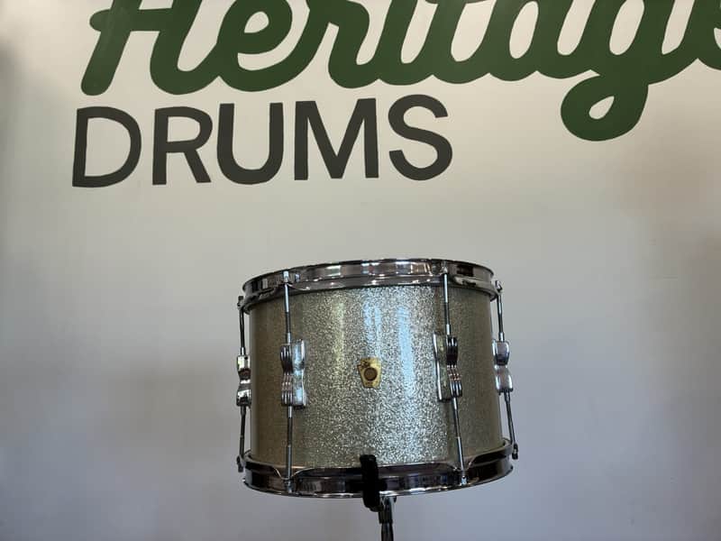 Ludwig Club Date 1960s 12x8" Tom - Silver Sparkle image 1