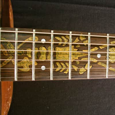 Blueberry Handmade Dreadnought Acoustic Guitar Lobster Motif - Built to Order image 10