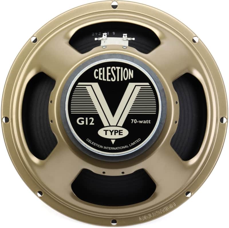 Celestion G12 V-Type 12-inch 70-watt Guitar Amp Replacement Speaker - 16 ohm (G12VType16d1) image 1