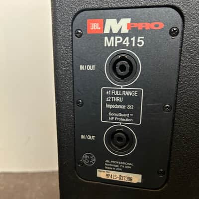 2 JBL Mpro mp415 speakers 2000s - Black image 5