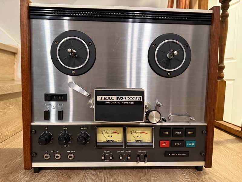 TEAC A-2300SR (Automatic Reverse)  4-Track Reel to Reel Tape Recorder image 1