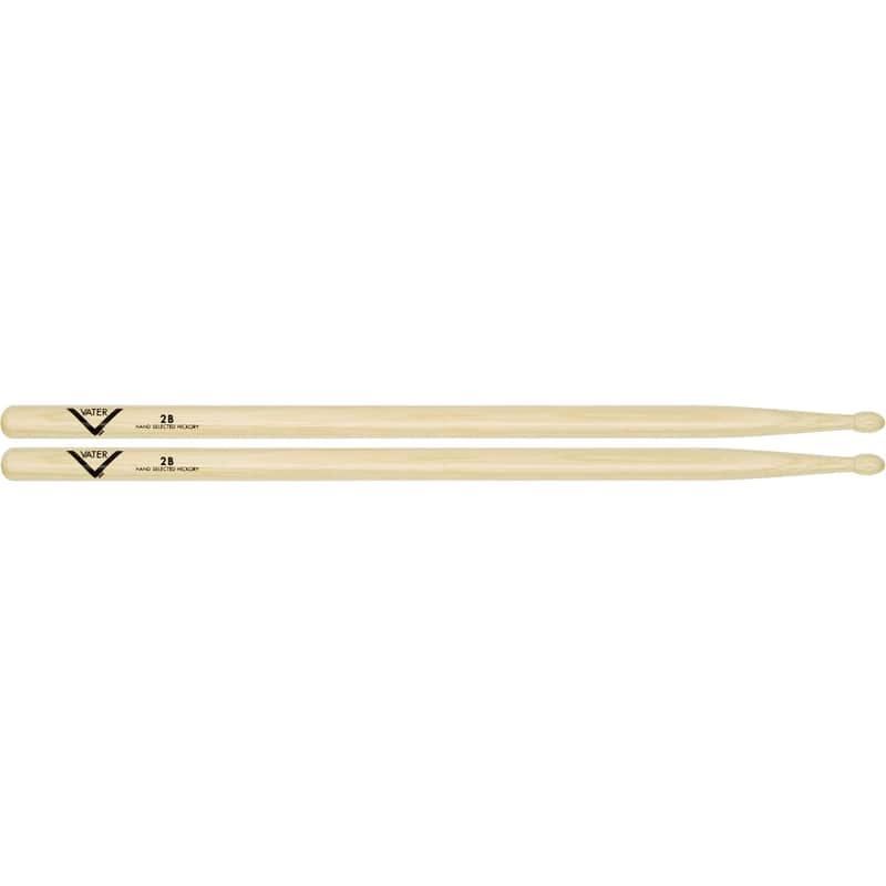 Vater Hickory 2B Wood Tip Drum Sticks image 1