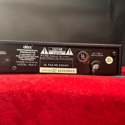 dbx 1531X Stereo / Mono Graphic Equalizer [JUST SERVICED] image 10
