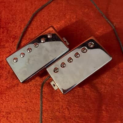 Gibson Pair (2 ) 57 classic PAF sticker humbucker pickups vintage tone image 1