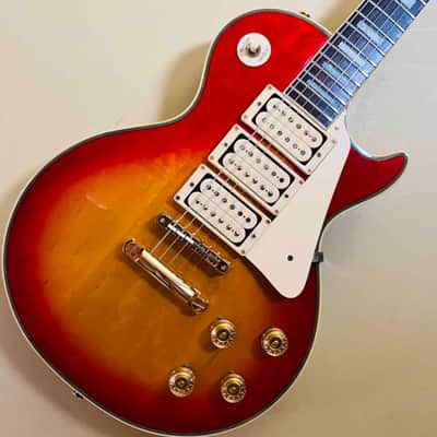Greco EG-600PR MIJ 1979 "Ace Frehley"- Cherry Sunburst 3PU Les Paul Custom image 1