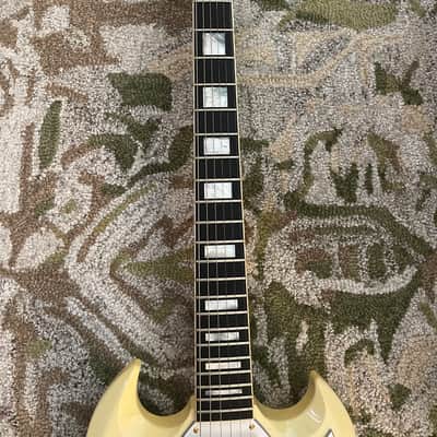 Gibson Custom Shop Jimi Hendrix Signature '67 SG Custom Reissue 2020 - 2021 - Aged Polaris White image 5