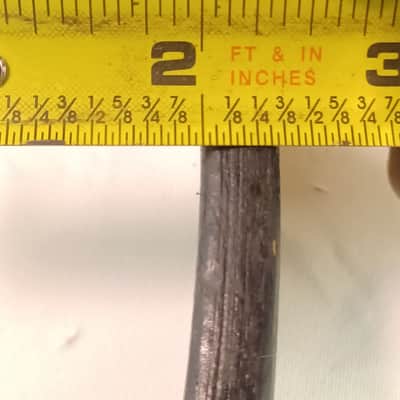 Premier 20" x1 5/8"x5/16"Bass Drum Hoop Vintage 80s Birch UK Black Paint England image 7