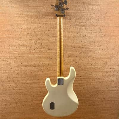 Ernie Ball Music Man Stingray Bass  1987 - Rare White w/ Figured Maple Neck image 4