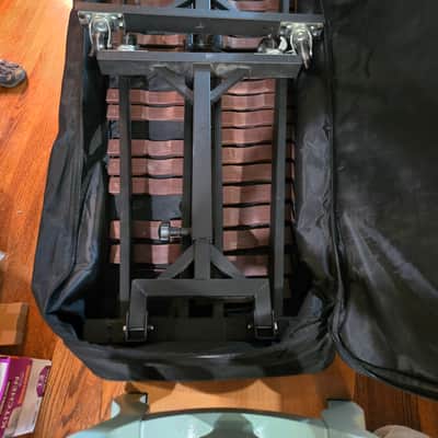 Ross R409 3 Octave Marimba with Height-Adjustable Rolling Stand and Padded Gig Bag – Local Pickup Only image 6
