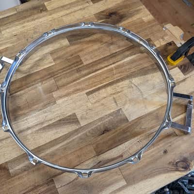Pearl Super hoop 14" 12 hole W/ guards - Chrome image 5