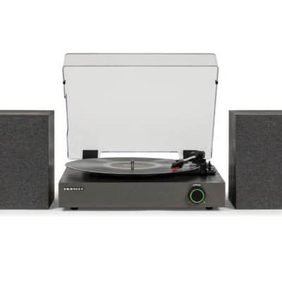 Crosley Zane Shelf System Turntable & Speakers image 2