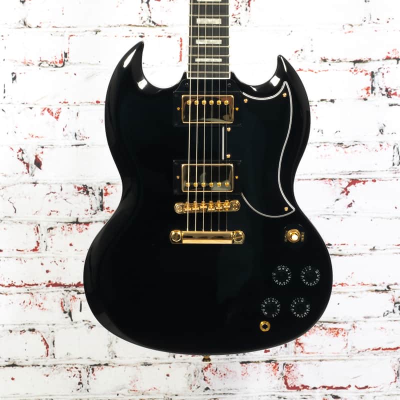 Epiphone - SG Custom Ebony Electric Guitar w/Bag - USED image 1