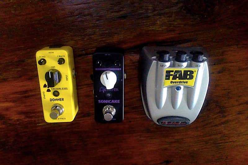 Guitar Pedal Combo - Overdrive + Delay + Octave image 1