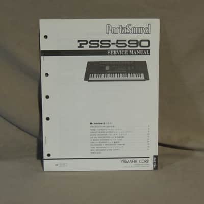 Yamaha PortaSound PSS-590 Service Manual [Three Wave Music]