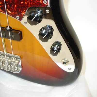 2017 Fender American Original '60s Jazz Bass, Rosewood Fingerboard, 3-Color Sunburst w/ Case image 6