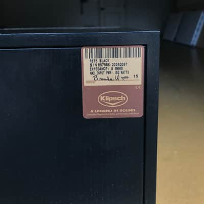 Klipsch RB-75 Early 2000's black (Pair) image 4