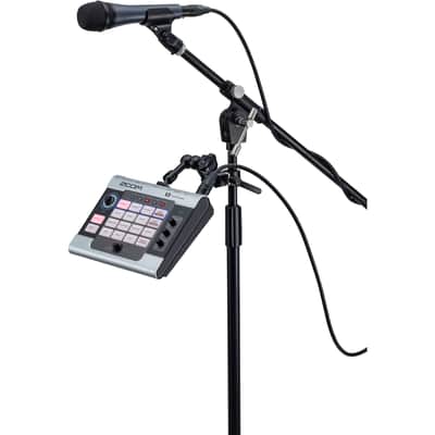 Zoom V3 Multi-Effects Vocal Processor with HRM-7 Handy Recorder Mount, SGV-6 Directional Shotgun Vocal Microphone, Euro Boom Microphone Stand, AD-16 9V Power Supply and 10x AA Batteries image 2
