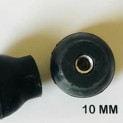 The Best Genuine Bass Endpin Tip - Screw fit "Pear-shaped" Rubber Tip, 10 mm Thread, 1 pc image 1