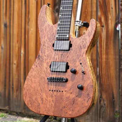 ESP USA M-II DX NT Redwood/Korina Body 6-String Electric | #2 of 4 Made Total | Includes Black Tolex Hard Case image 9