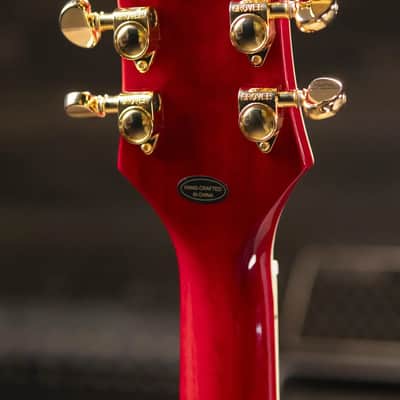 Epiphone Les Paul Custom Electric Guitar - Heritage Cherry Sunburst with Gig Bag image 6