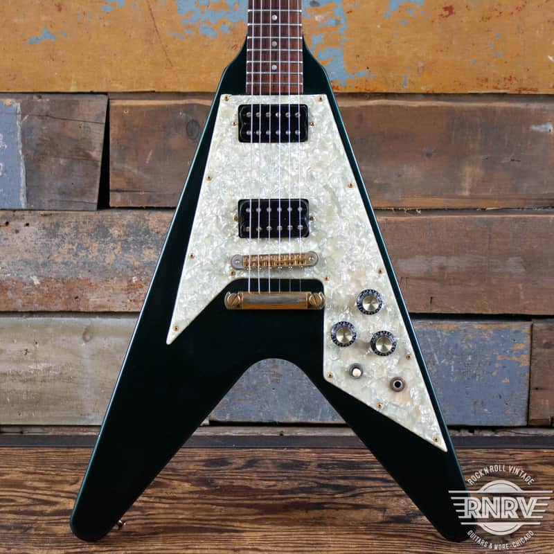 Gibson Flying V 1993 - Metallic Teal Green Rare!! image 1