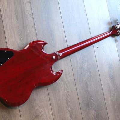 GIBSON "SG Standard Bass, Heritage Cherry" HARDCASE, PAPERS, STRAP, 3,58 KG image 2