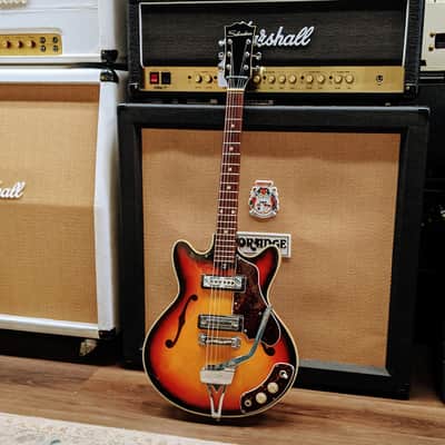 Vintage Silvertone Model 319.14559 Hollow Body Electric Guitar - 1960s image 1