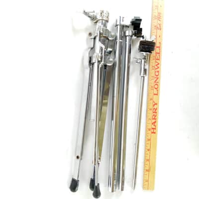 Slingerland Buddy Rich Straight Cymbal Stand#66 Crash/Ride Vintage70s Black/Gold image 6
