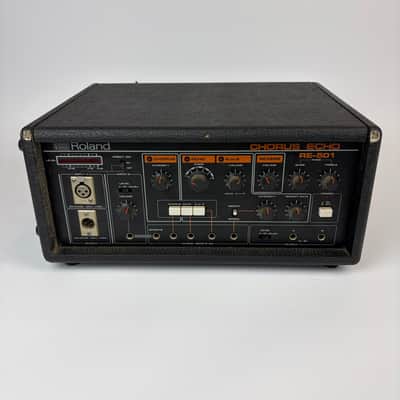 Roland RE-501 Chorus Echo 1980 - 1984 - Black Tade delay with Reverb, and spare Roland replacement  tape.