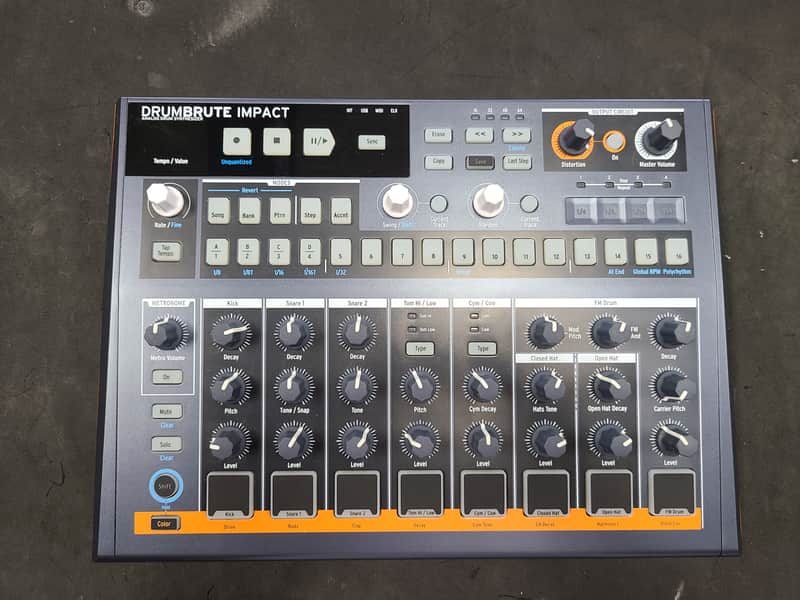 Arturia DrumBrute Impact Analog Drum Synthesizer image 1