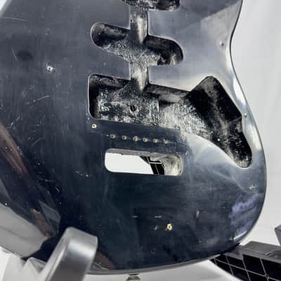 Unbranded Strat Style Electric Guitar Body - Black image 8