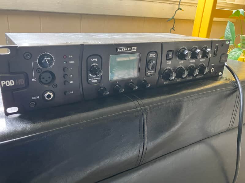 Line 6 POD HD Pro X Rackmount Multi-Effect and Amp Modeler 2013 - 2023 - Black image 1