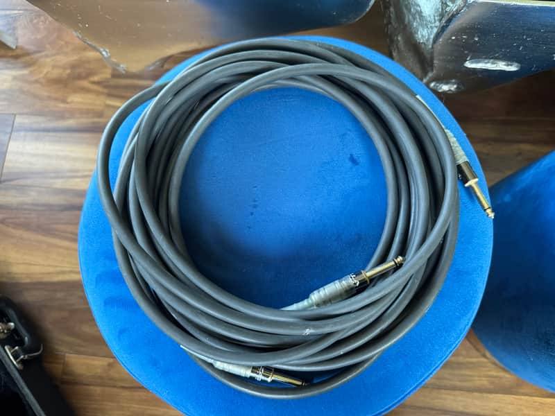 Zaolla Silverline Instrument Cables – 20ft & 15ft (Straight to Straight) – Premium Studio/Stage Quality image 1